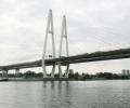 Причина пробки на Вантовом мосту в северной столице стало массовое ДТП