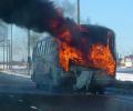 Под Ганновером загорелся автобус с пассажирами