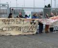 Радиоактивные отходы провозят по улицам Санкт-Петербурга.