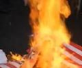 Во время митинга в Нижневартовске мусульмане сожгли флаг США