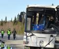 Автобус, полный пассажиров, перевернулся под Пермью