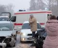 Массовая авария в Москве: пять автомобилей столкнулось на улице Менжинского