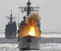 На военных учениях в Калифорнии беспилотник протаранил крейсер ВМС США