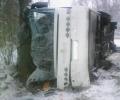 В Московской области перевернулся автобус с 40 пассажирами