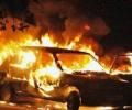 В Челябинской области из иномарки после аварии достали обгоревший труп
