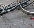 Полицейский на служебной машине сбил велосипедиста в столице