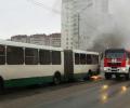 ЧП в Петербурге: на ходу загорелся пассажирский автобус