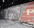На железнодорожном перегоне в Забайкалье сошли 15 вагонов с углем, движение перекрыто
