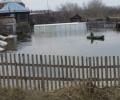 В городе Шадринске уровень воды в реке Исеть приблизился к опасной отметке