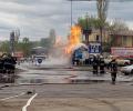 ЧП в Воронеже: на заправке загорелась цистерна с газом, есть пострадавшие