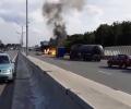 Крупная авария на МКАД спровоцировала дорожную пробку в 15 километров