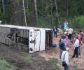 В Иркутской области перевернулась маршрутка, есть жертвы