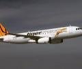 Самолет Tigerair приземлился в Гонконге