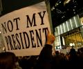 В Штатах арестовали 40 демонстрантов, протестовавших против Трампа