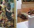 Статую 18-го столетия в музее Лиссабона разбил на куски турист с селфи-палкой