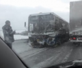 В Кемеровской области столкнулись две машины и автобус, погибли пассажиры внедорожника