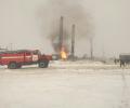 В Оренбуржье произошел пожар на скважине с нефтью
