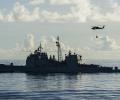 Ракетный крейсер США сель на мель у берегов Японии