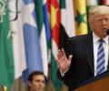 Дональд Трамп посетил первый арабо-исламский-американский саммит