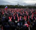 В Москве арестовали 14 человек возле правительственного здания