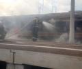 Пожар в Калужской области: на станции загорелся вагон электрички