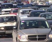 МКАД встала в гигантской пробке из-за ДТП между Минским и Рублёвским шоссе