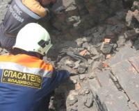 Во Владивостоке рухнула стена пятиэтажного дома