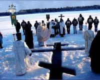 400 тысяч православных россиян на Крещение окунулись в проруби