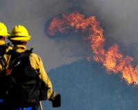 Лесные пожары в США уничтожили в Оклахоме небольшой город