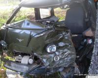 Кровавое ДТП в Туве: 4 человека погибли после того, как УАЗ врезался в дерево