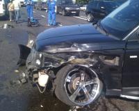 ДТП в центре Москвы: пьяный водитель на Range Rover сбил девушку на Комсомольском проспекте