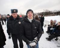 Полиция разогнала в Санкт-Петербурге участников флэшмоба «Снежная битва»
