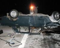 Похититель легкового авто перевернулся и погиб