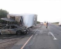 Семью из четырех человек Волгоградской области убил китайский грузовик с мясом