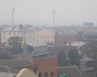 Владивосток накрыт облаком густого дыма от лесных пожаров в КНР