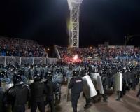 После массовых беспорядков на матче «Шинник» - «Спартак» задержаны более 40 фанатов