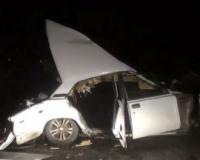 Под Иркутском КамАЗ смял «Жигули», четыре человека погибли на месте