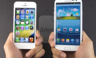 �������� iPhone 5, ������� �� Apple, �������� ����� �������� Samsung ��������� Galaxy S  