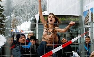 ���������� �������� FEMEN ��������� ����� �� ������������� ����� � ������