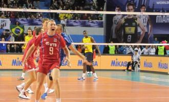 Сборная России по волейболу, разгромив в финале бразильцев, выиграла Мировую лигу