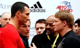 Кличко перевесил Поветкина на 7 килограмм