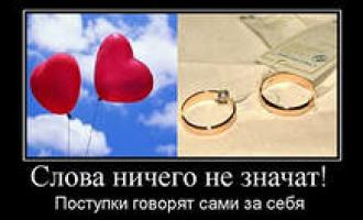 Многие задаются вопросом: о чем говорят поступки?