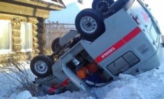 В Челябинской области опрокинулась «скорая помощь», перевозимый пациент скончался
