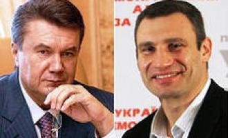 Кличко и Янукович проведут теледебаты