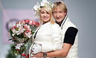 Супруги Яна Рудковская и Евгений Плющенко ожидают появления в семье девочки