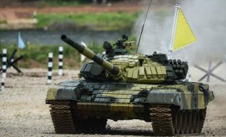 В России устроили первый мировой чемпионат по танковому биатлону