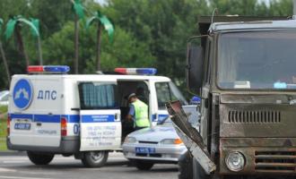 Происшествие на востоке Москвы: «КамАЗ» протаранил пассажирский автобус