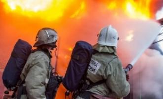 На Кубани ранним утром вспыхнул пожар в сауне и кафе