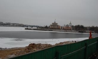 Укрепление береговой полосы в Твери подходит к концу