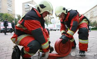 В Москве потушили пожар на складе текстиля в ТРЦ «Рио»